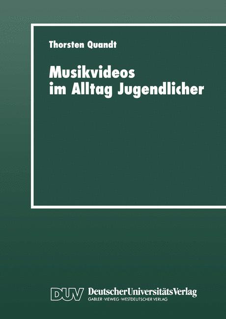 Vorderes Coverbild Musikvideos im Alltag Jugendlicher