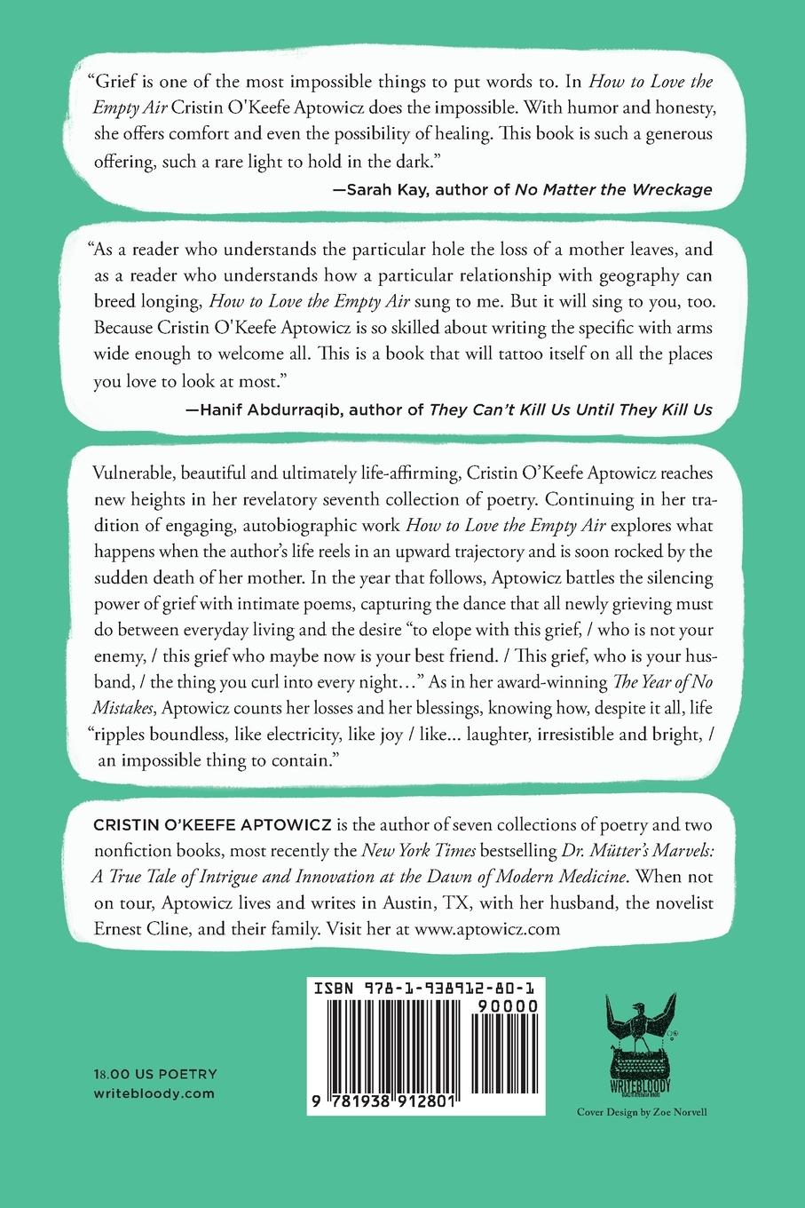 Rückseitencover How to Love the Empty Air