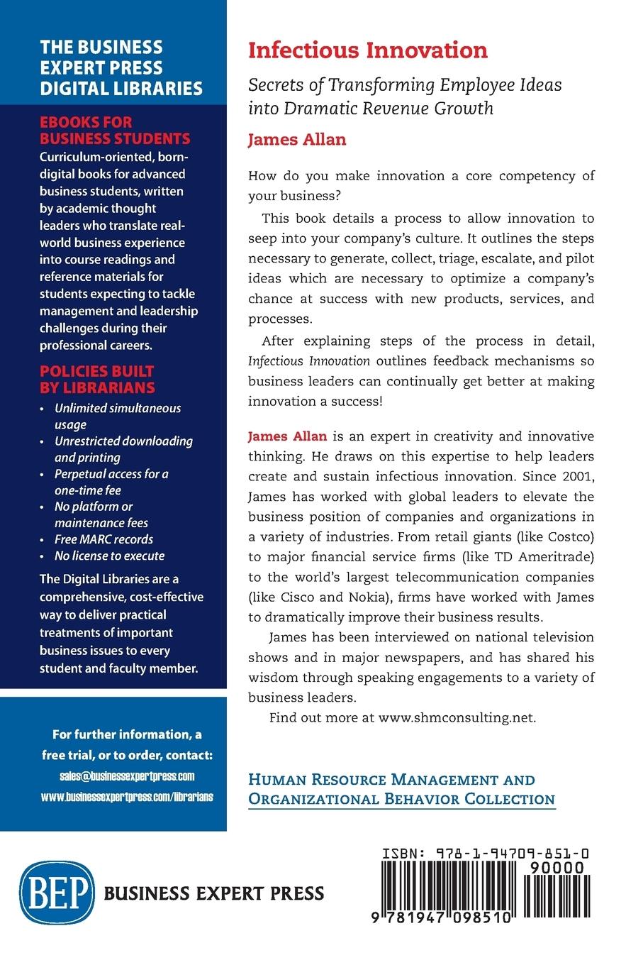 Rückseitencover Infectious Innovation