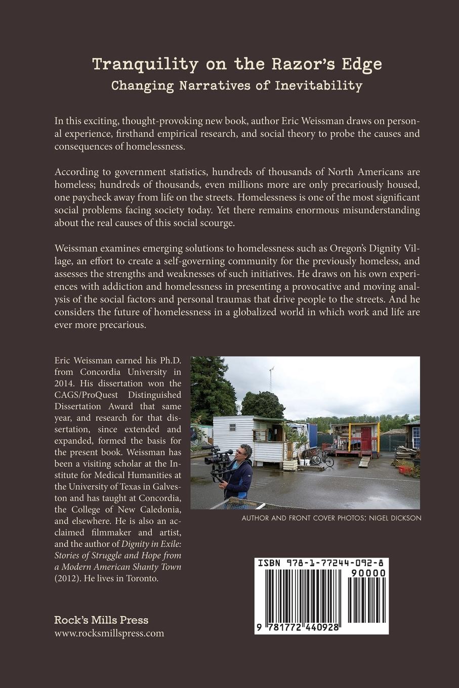 Rückseitencover Tranquility on the Razor's Edge