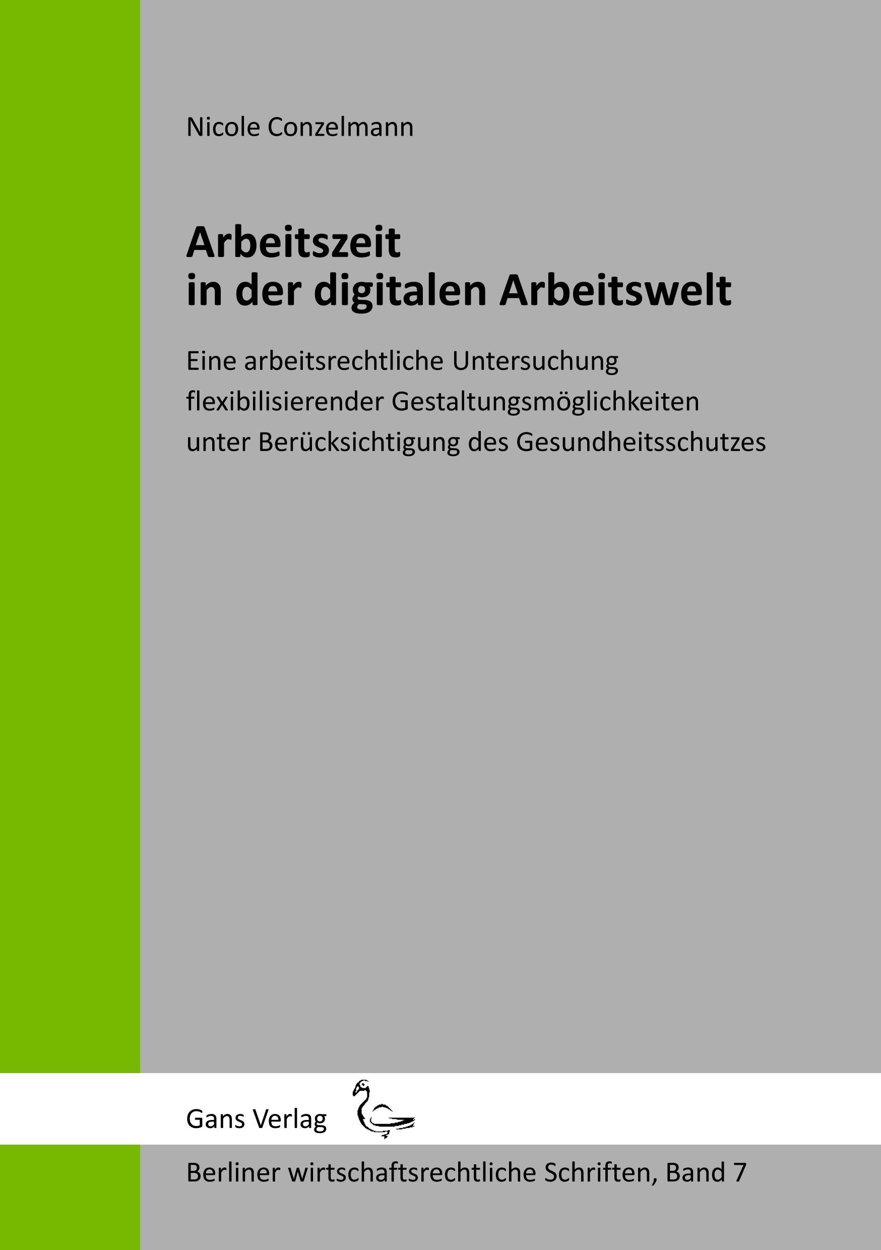 Vorderes Coverbild Arbeitszeit in der digitalen Arbeitswelt