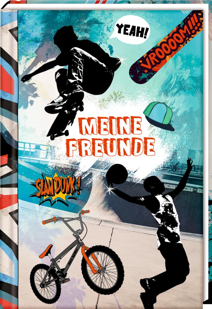 Vorderes Coverbild Freundebuch - Meine Freunde - Sport