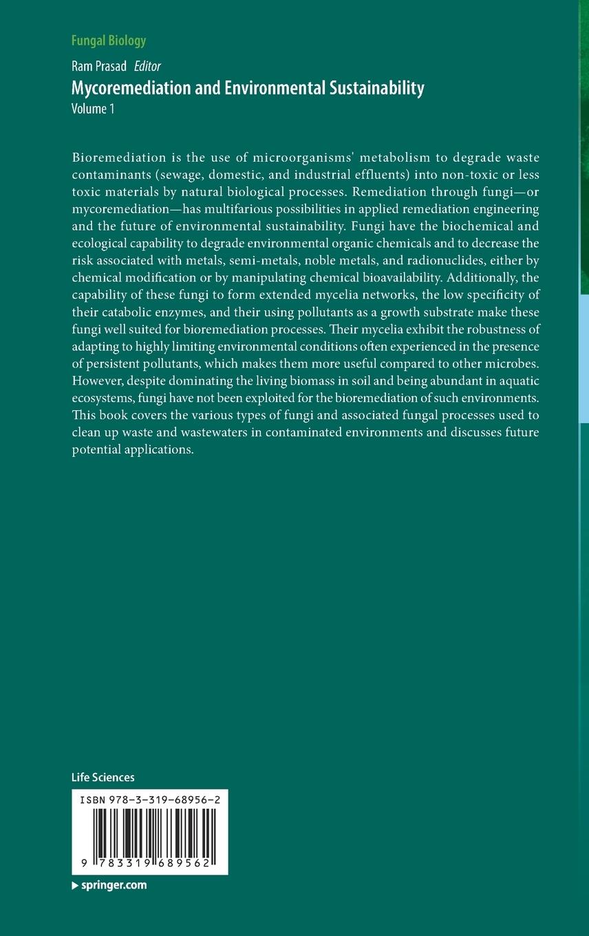 Rückseitencover Mycoremediation and Environmental Sustainability