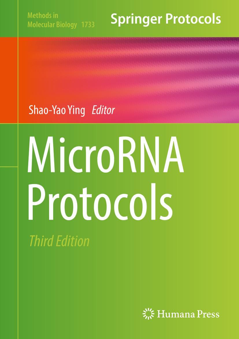 Vorderes Coverbild MicroRNA Protocols