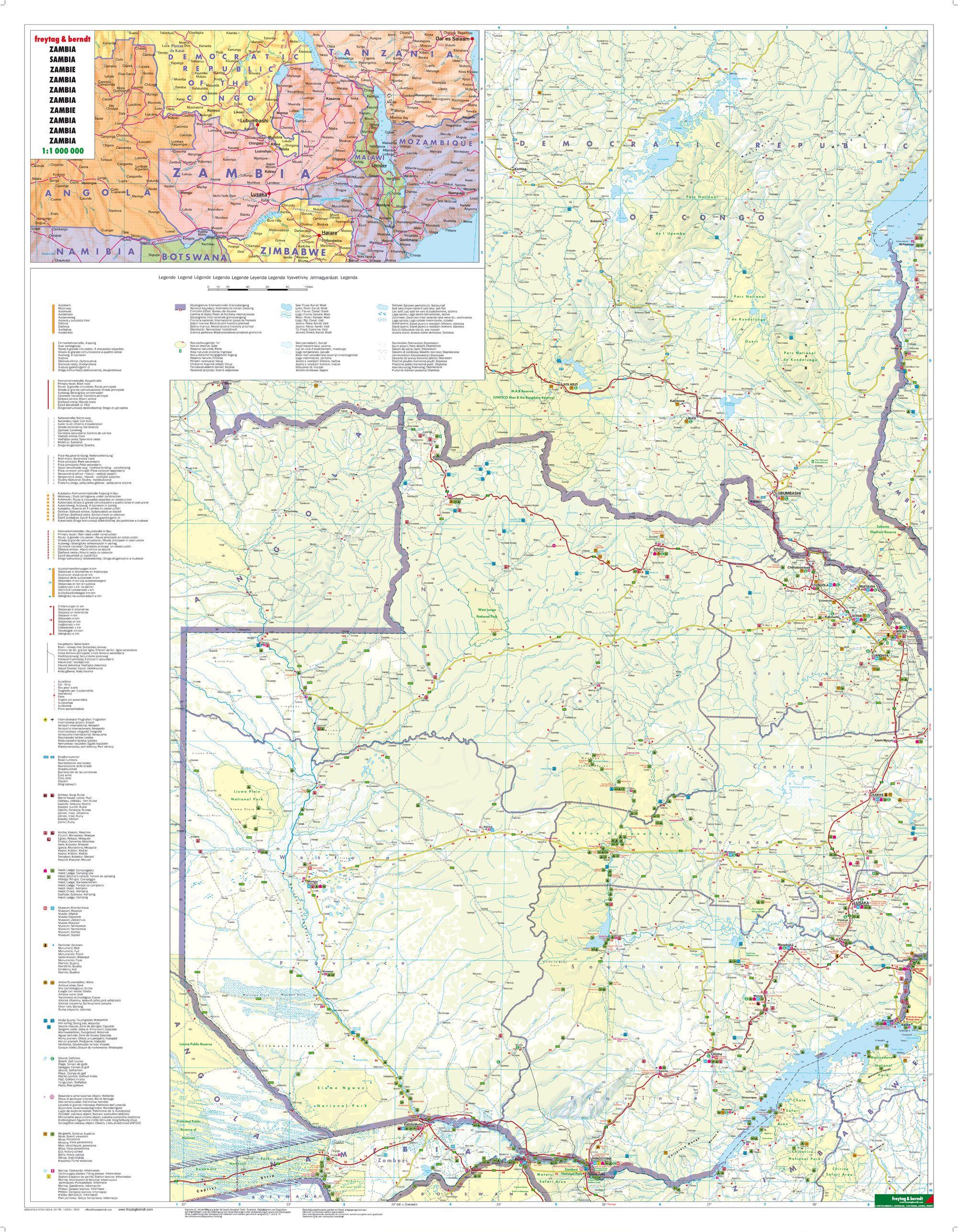 Beispielinhalt (Bild) Sambia 1 : 1 1 000 000