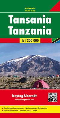 Vorderes Coverbild Tansania 1 : 1 300 000