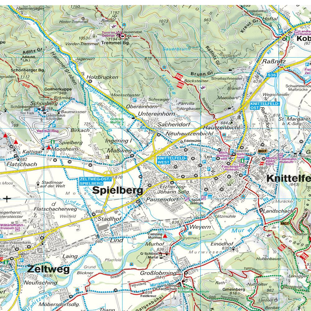 Beispielinhalt (Bild) Seetaler Alpen / Seckauer Alpen 1 : 50 000. WK 212