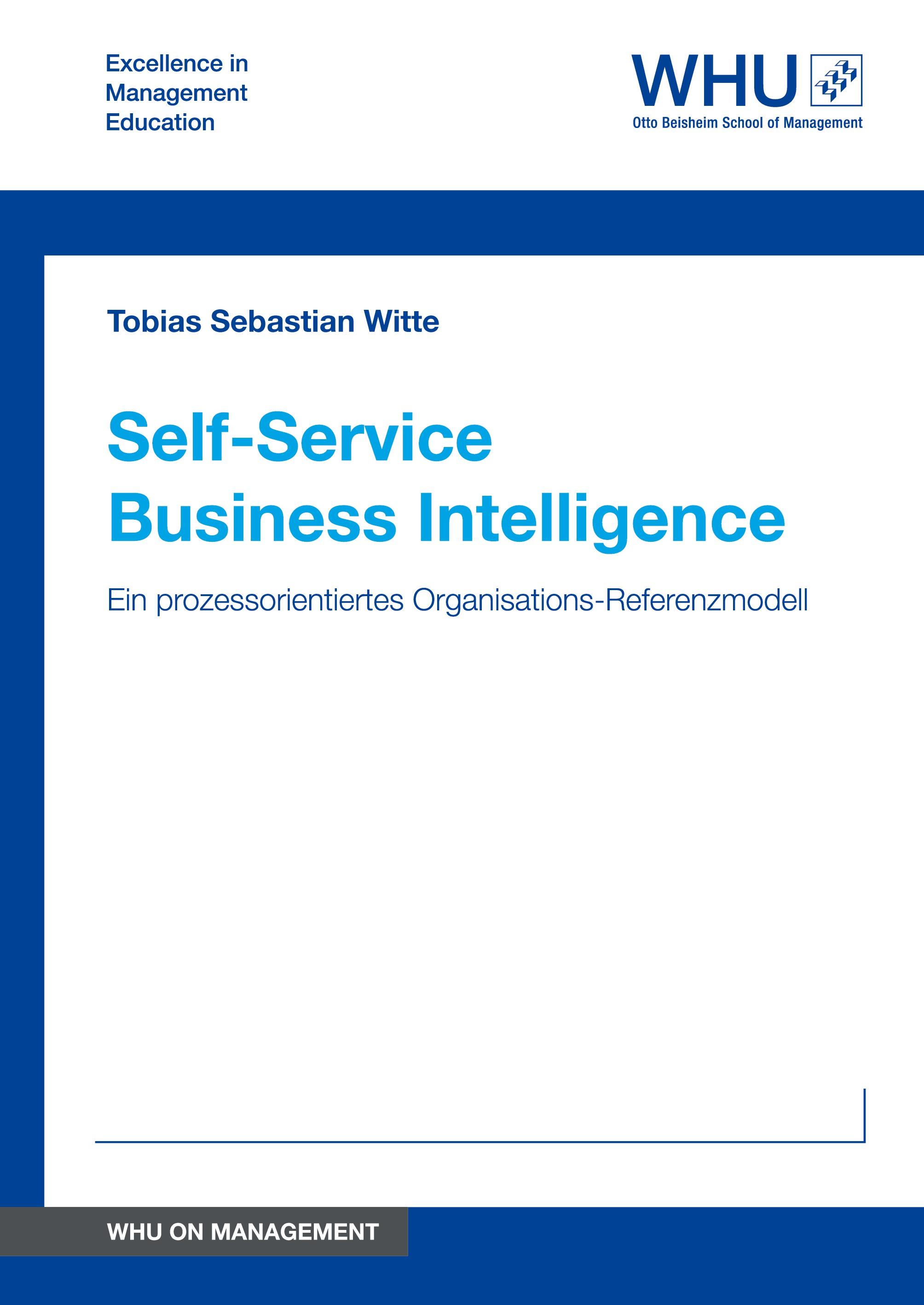 Vorderes Coverbild Self-Service Business Intelligence