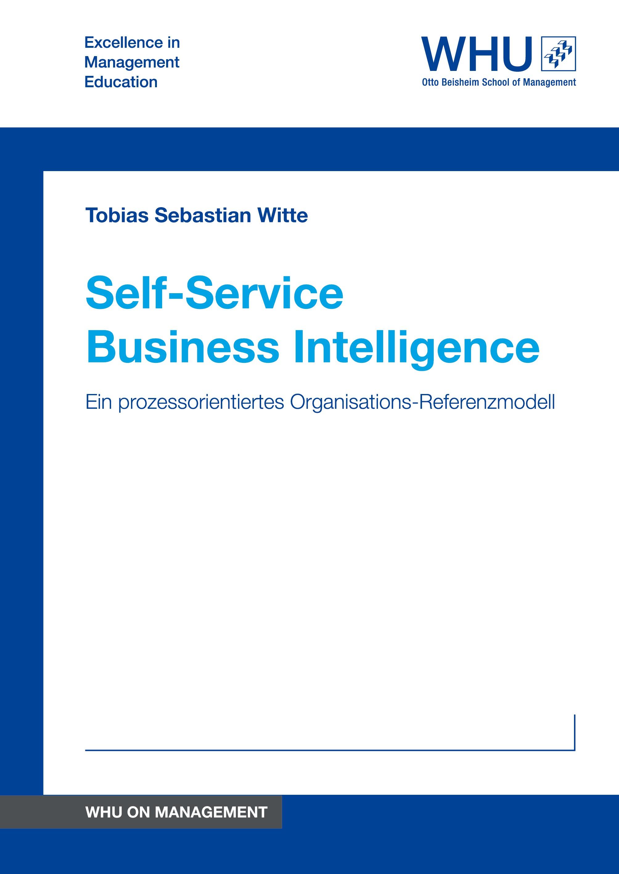 Vorderes Coverbild Self-Service Business Intelligence