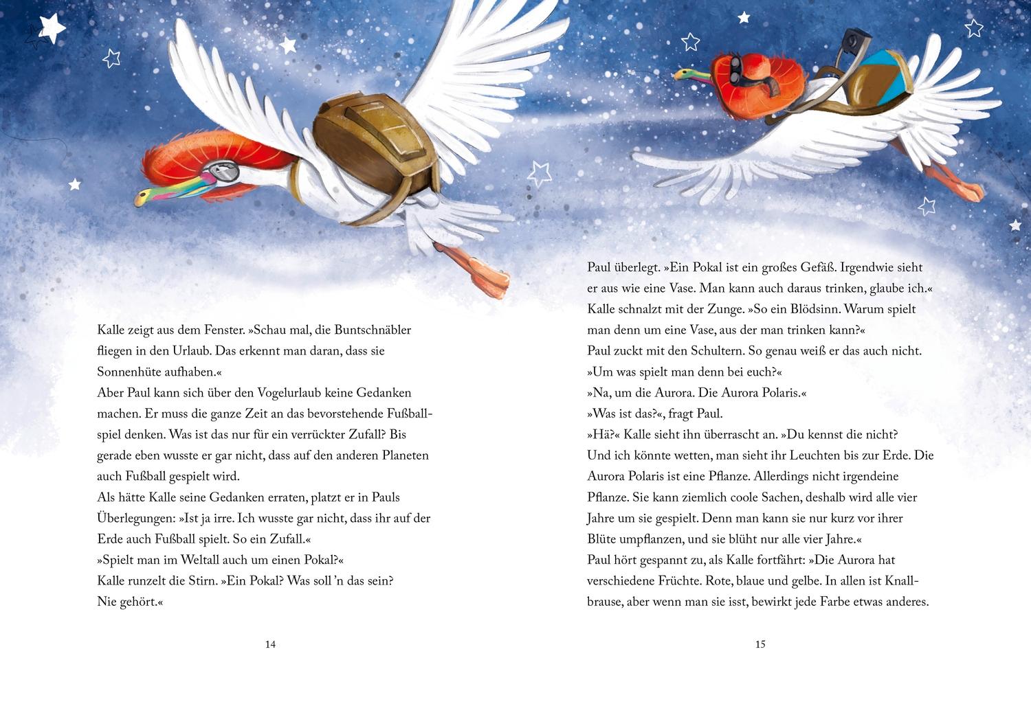 Beispielinhalt (Bild) Kalle Komet. Die FußbALL-Meisterschaft