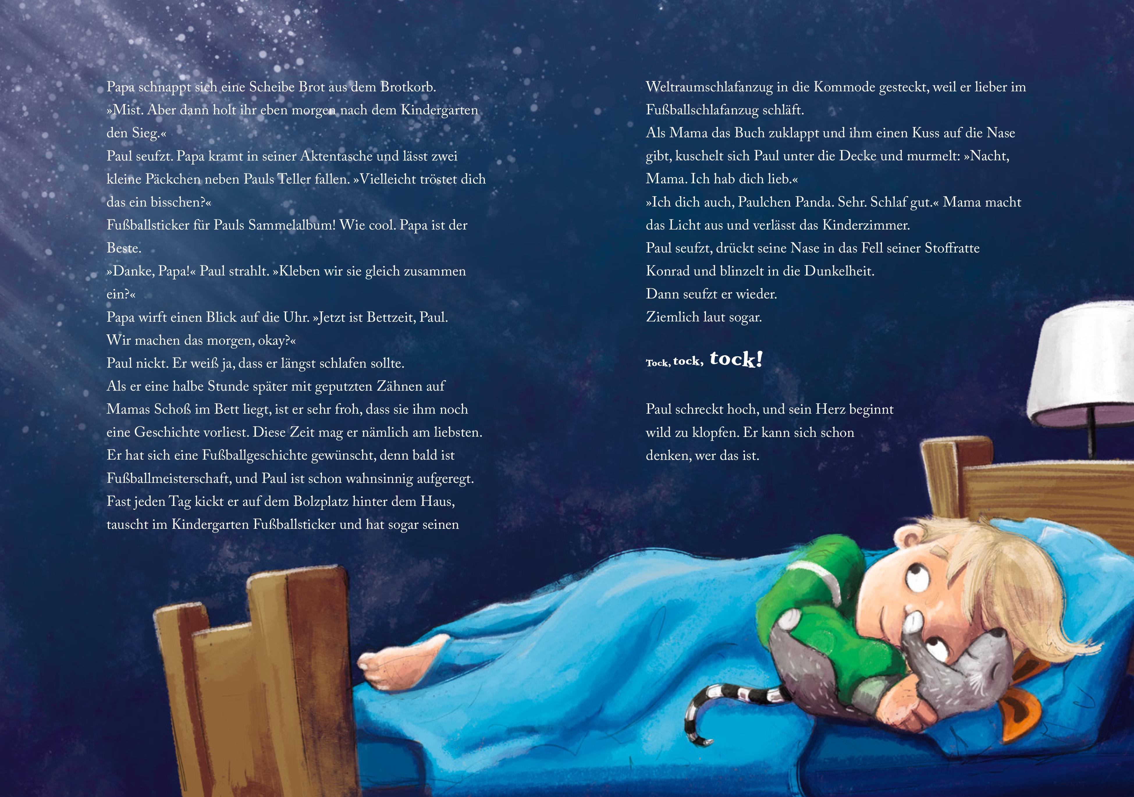 Beispielinhalt (Bild) Kalle Komet. Die FußbALL-Meisterschaft