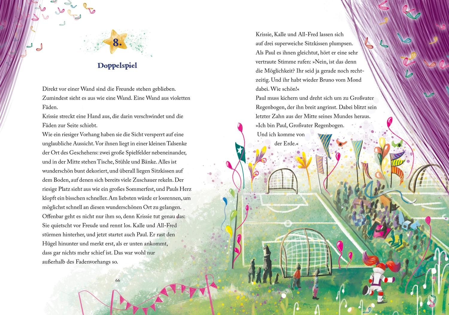 Beispielinhalt (Bild) Kalle Komet. Die FußbALL-Meisterschaft