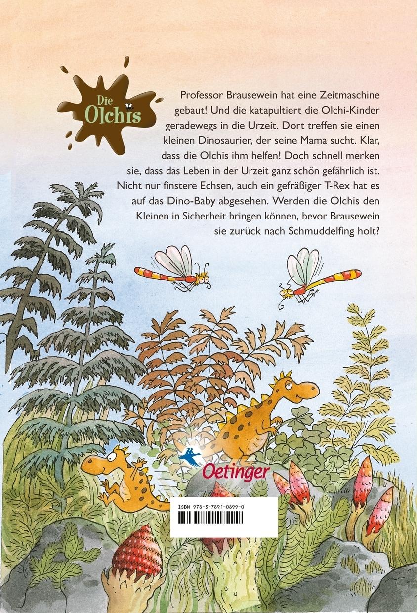 Rückseitencover Die Olchis im Land der Dinos