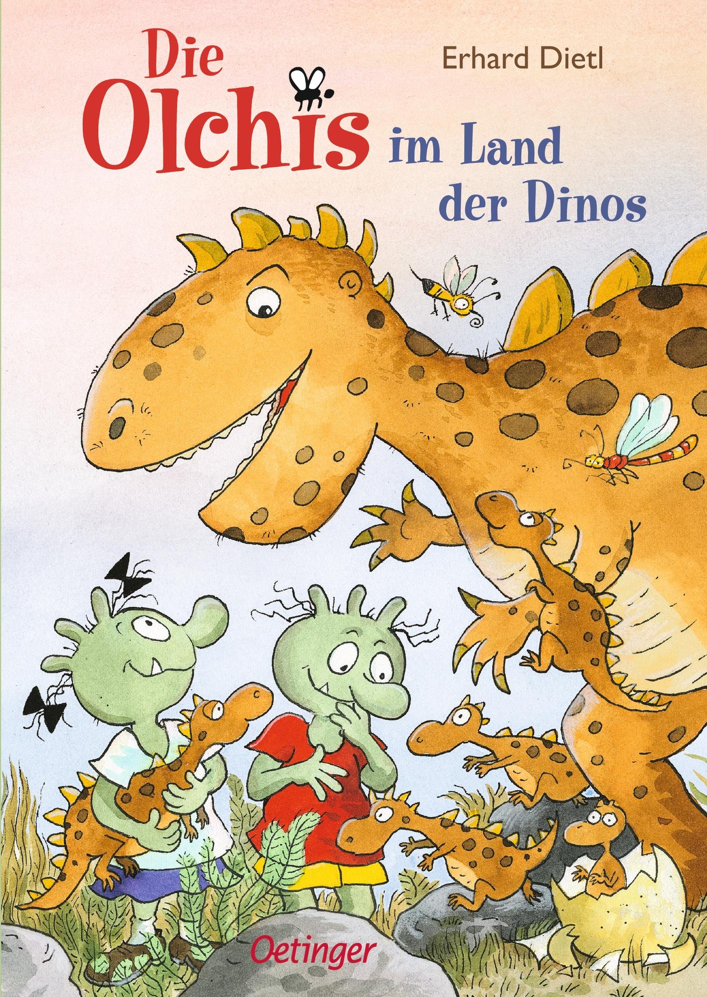 Vorderes Coverbild Die Olchis im Land der Dinos