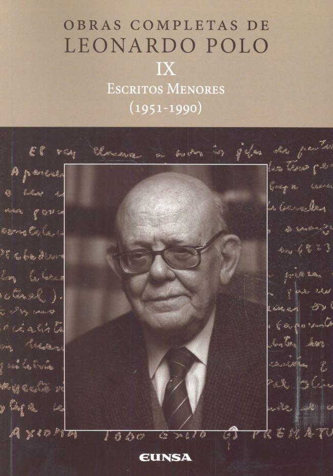 Vorderes Coverbild Obras completas de Leonardo Polo IX : escritos menores, 1951-1990