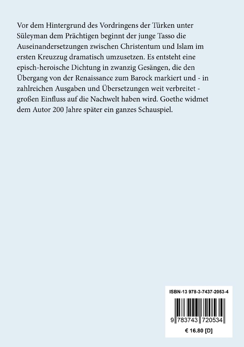 Rückseitencover Das befreite Jerusalem