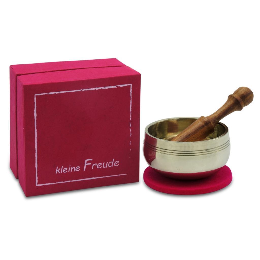 Vorderes Coverbild Klangschale in Box "kleine Freude"