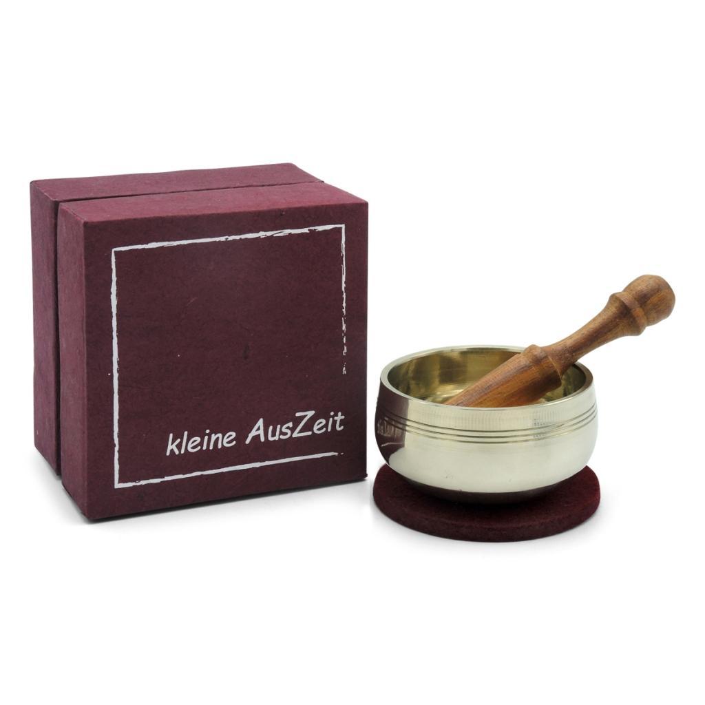 Vorderes Coverbild Klangschale in Box "kleine Auszeit"