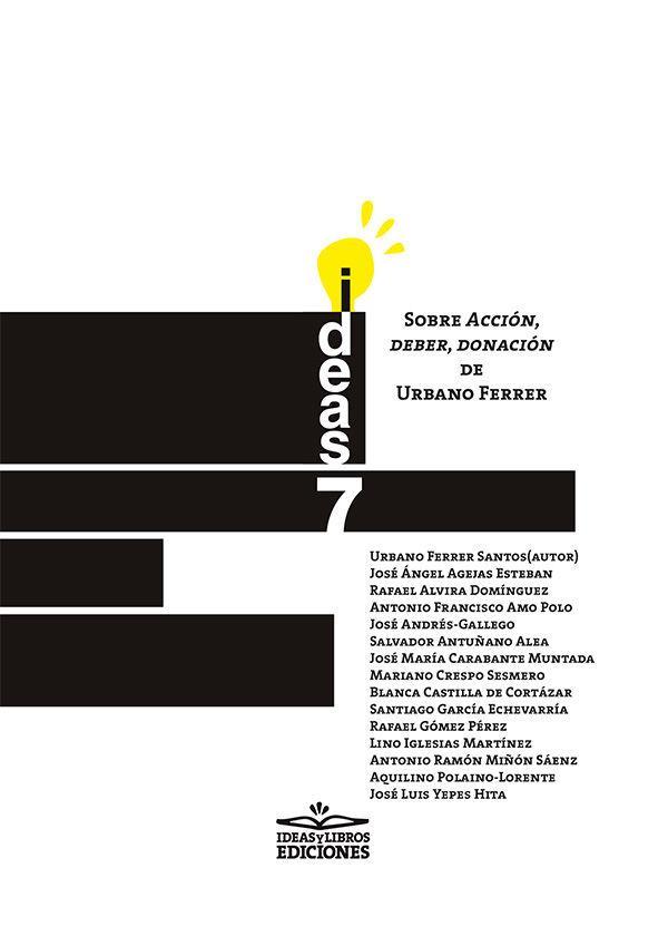 Vorderes Coverbild Sobre acción, deber, donación de Urbano Ferrer