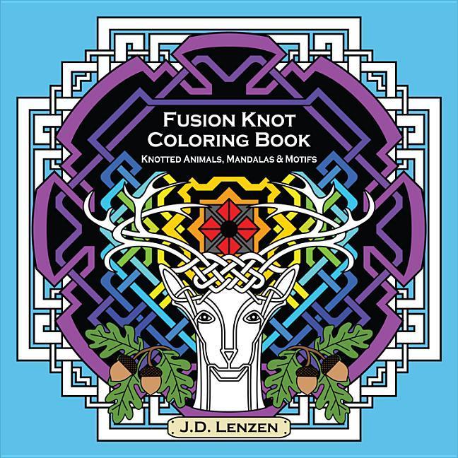 Vorderes Coverbild Fusion Knot Coloring Book: Knotted Animals, Mandalas & Motifs