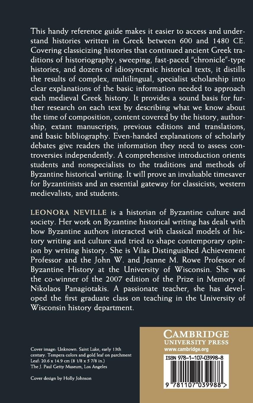 Rückseitencover Guide to Byzantine Historical Writing
