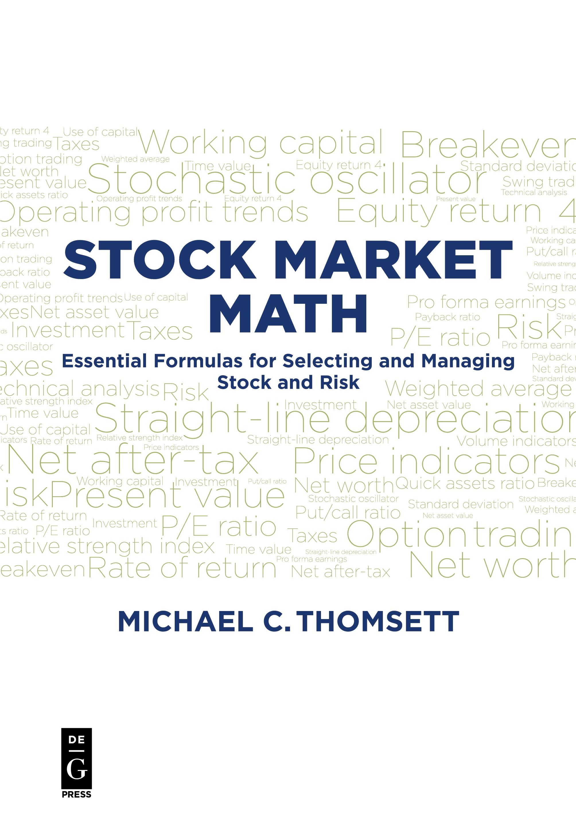 Vorderes Coverbild Stock Market Math