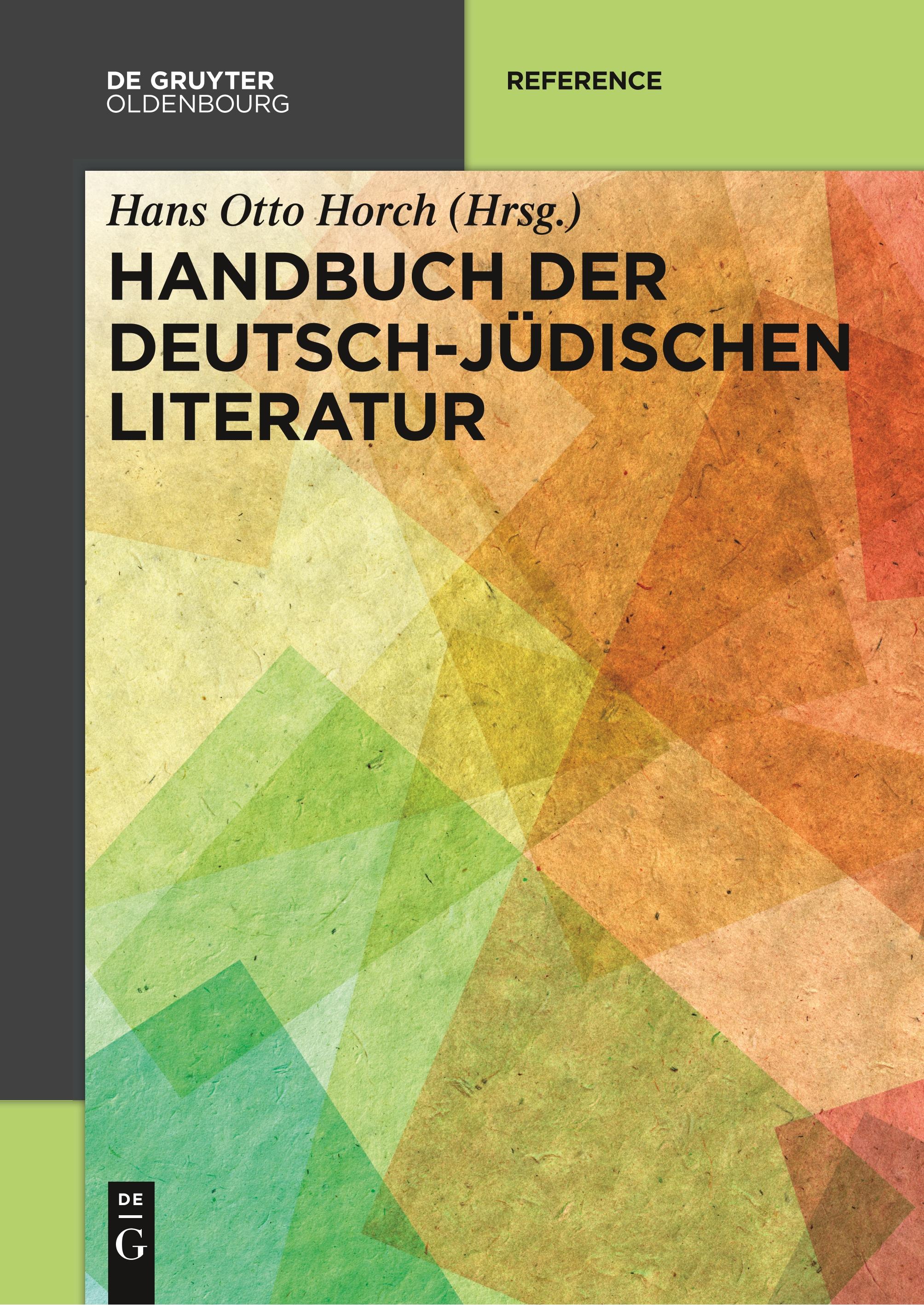Vorderes Coverbild Handbuch der deutsch-jüdischen Literatur