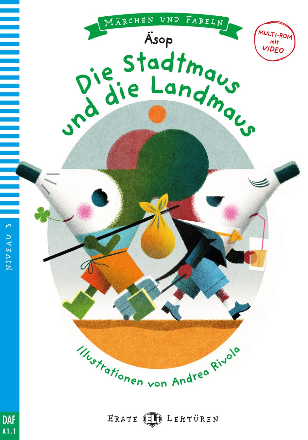 Vorderes Coverbild Die Stadtmaus und die Landmaus. Buch + Multi-ROM