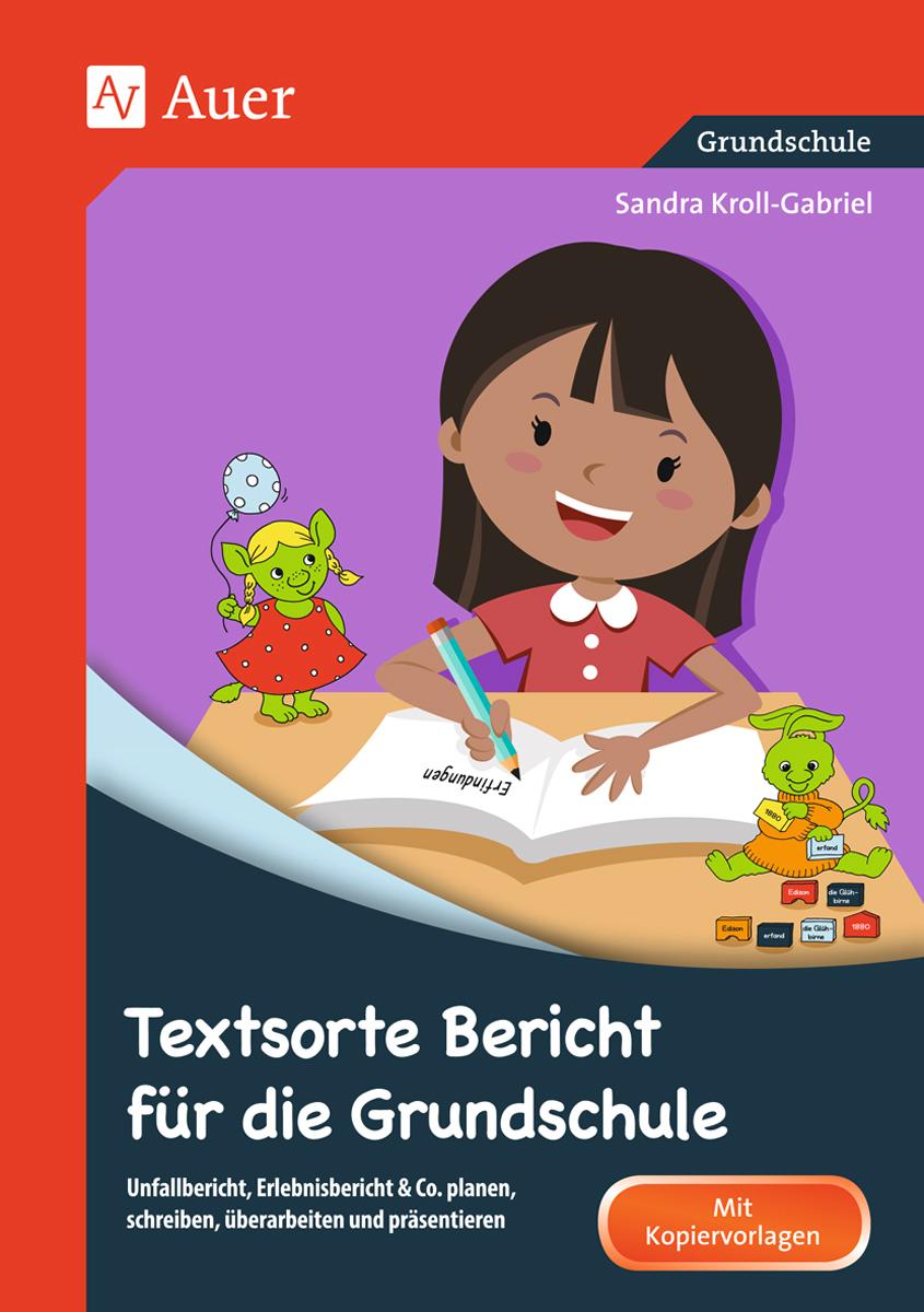 Vorderes Coverbild Textsorte Bericht für die Grundschule