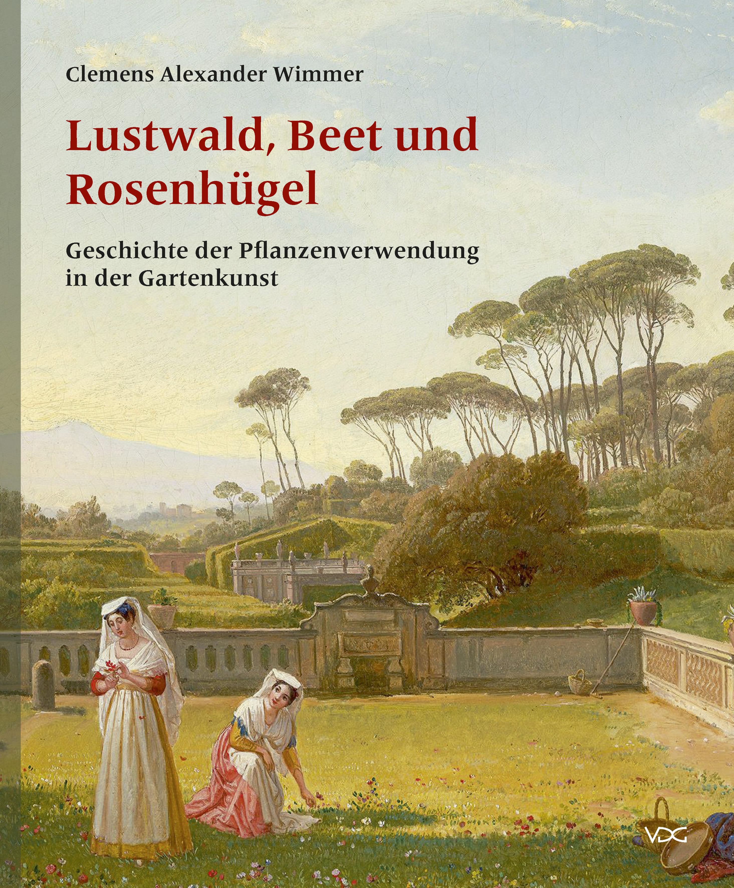 Vorderes Coverbild Lustwald, Beet und Rosenhügel