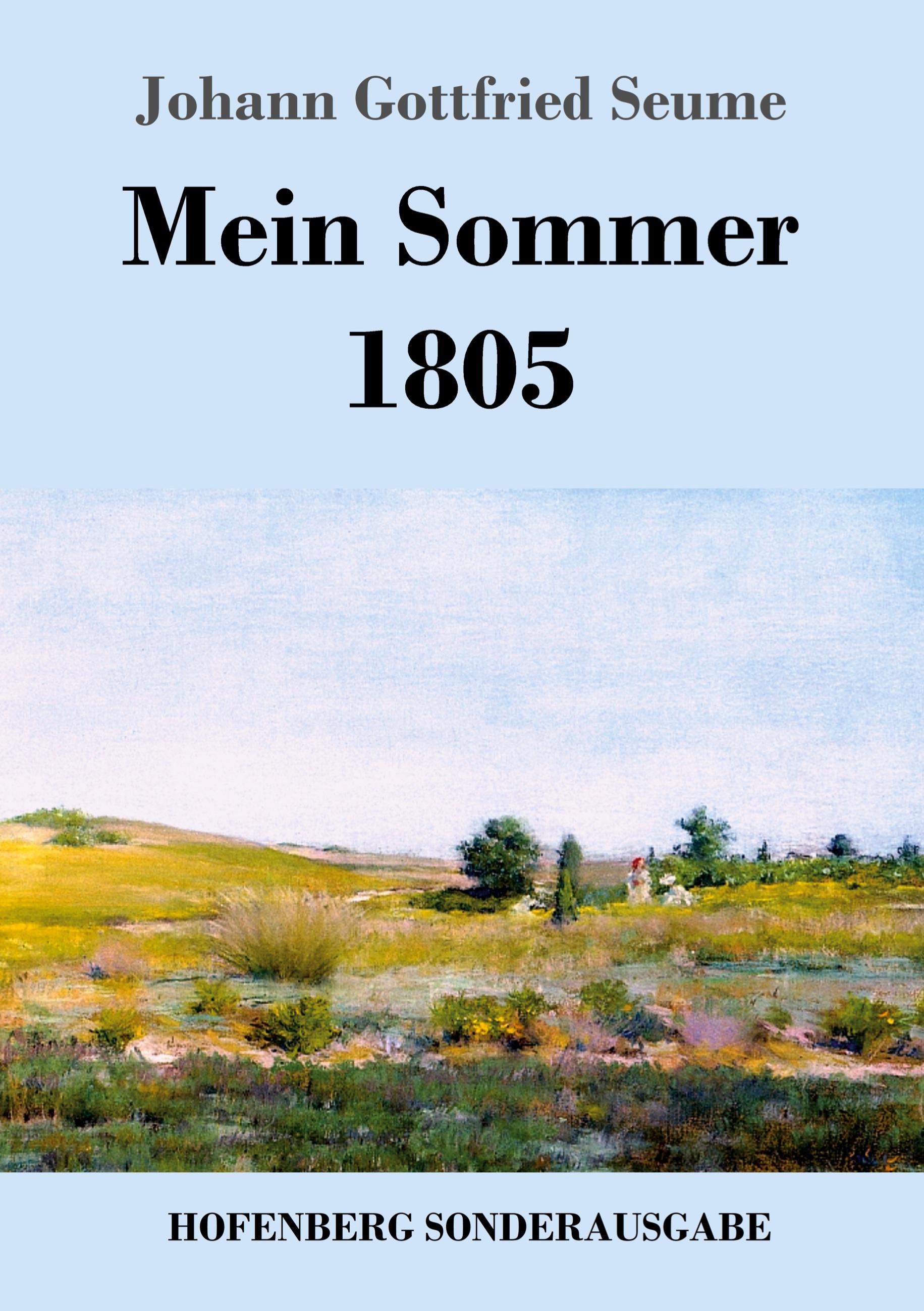 Vorderes Coverbild Mein Sommer 1805