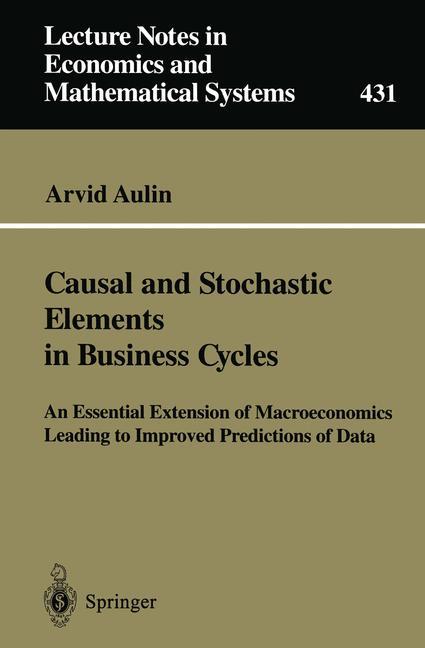 Vorderes Coverbild Causal and Stochastic Elements in Business Cycles
