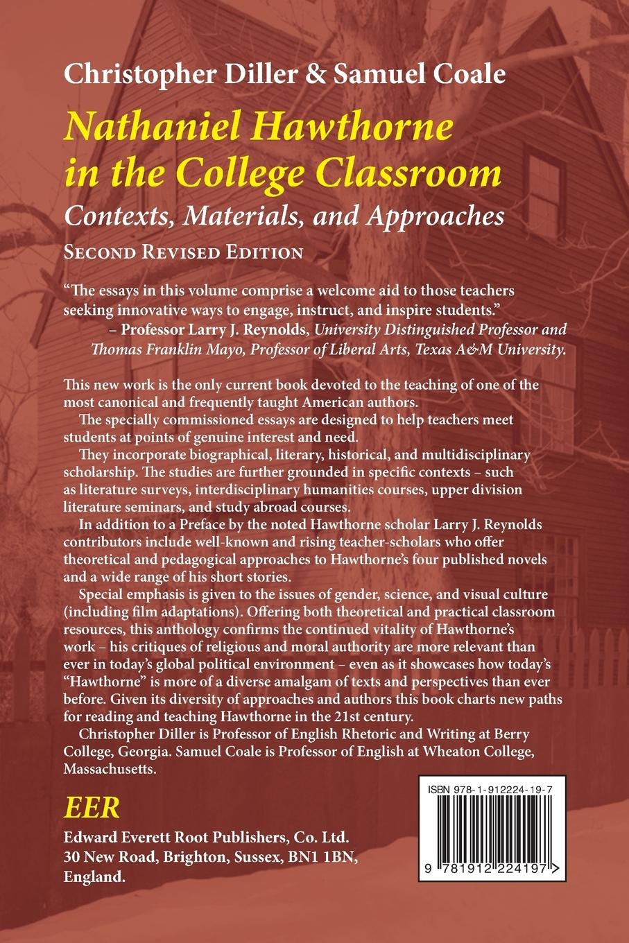 Rückseitencover Nathaniel Hawthorne in the College Classroom