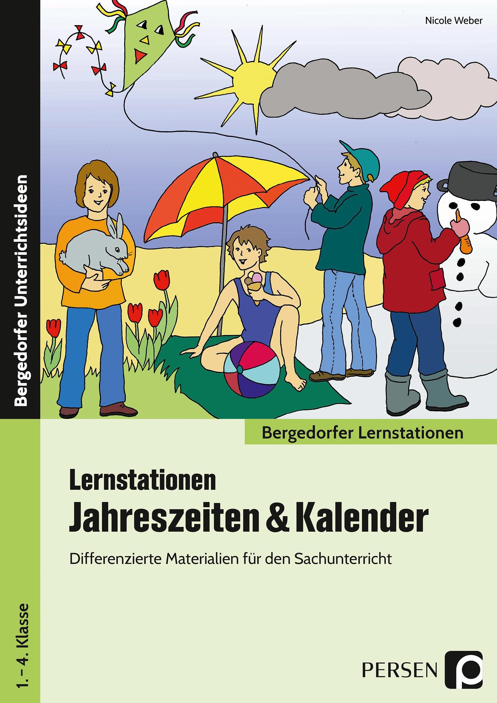 Vorderes Coverbild Lernstationen Jahreszeiten & Kalender