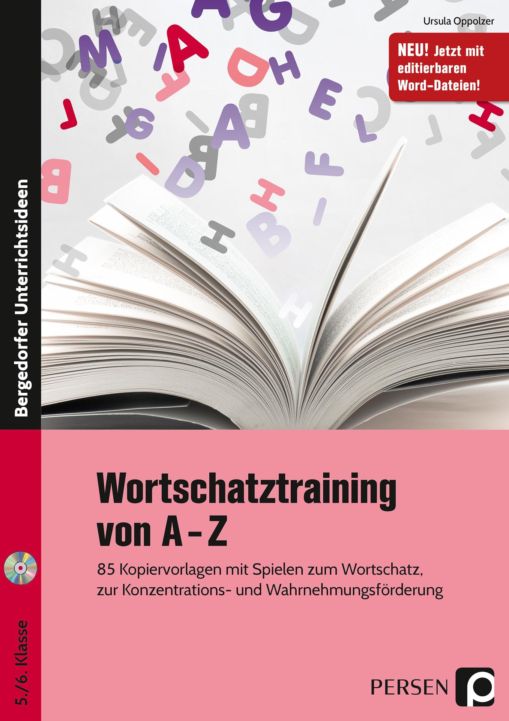 Vorderes Coverbild Wortschatztraining von A-Z
