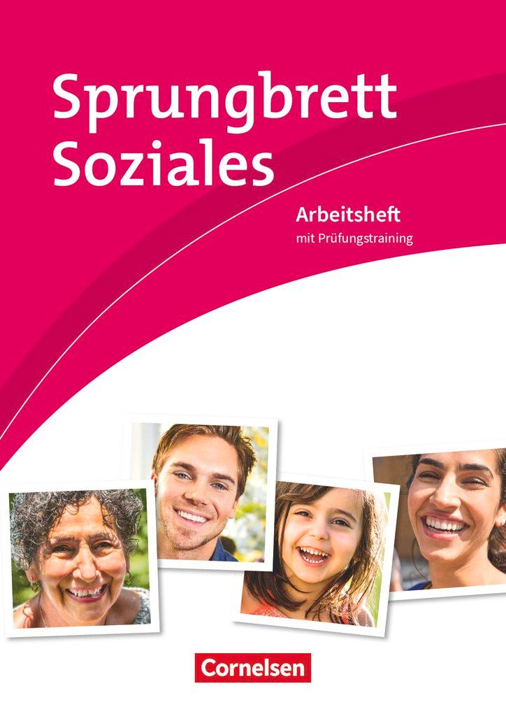 Vorderes Coverbild Sprungbrett Soziales - Sozialassisten/in - Neubearbeitung- Sozial- und Pflegeassistenz