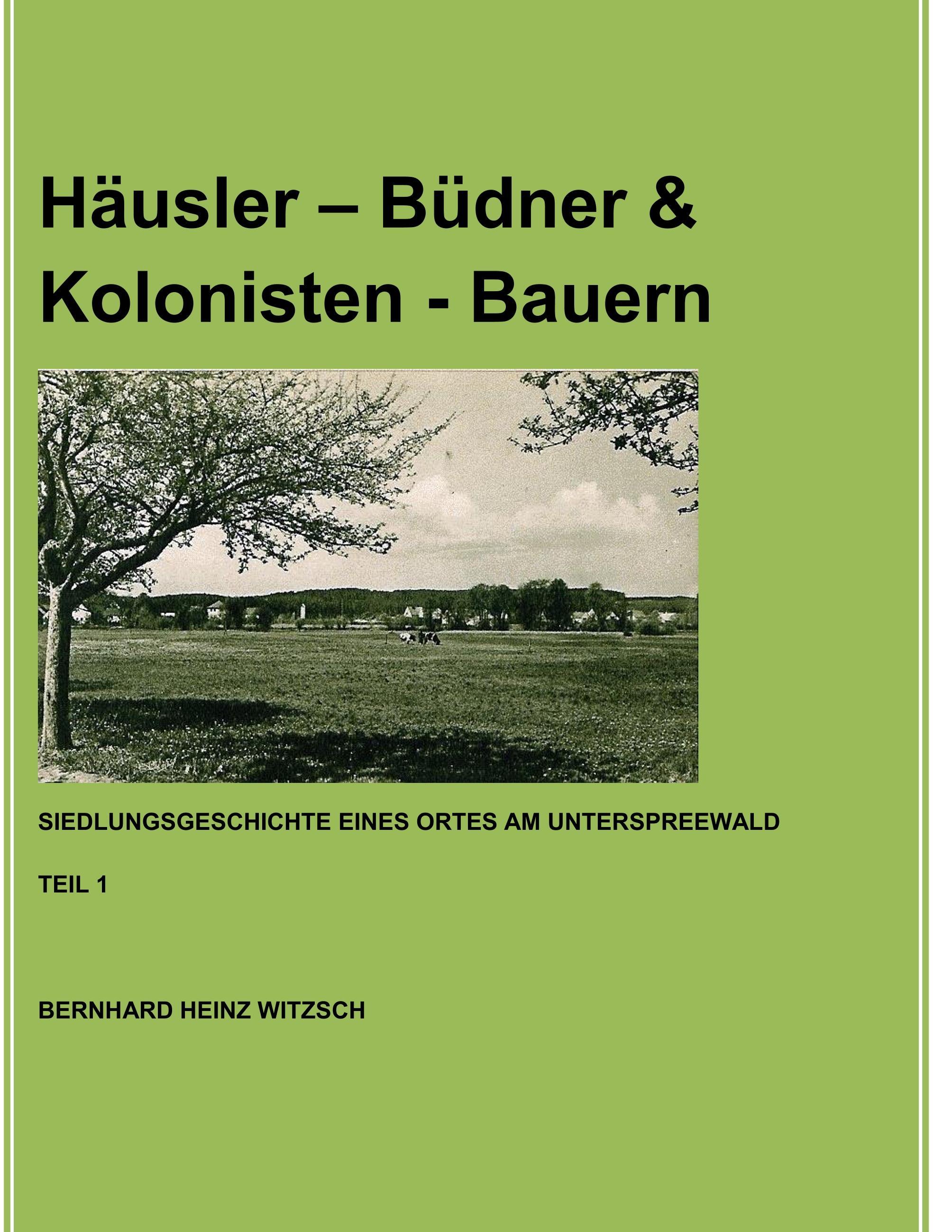 Vorderes Coverbild Häusler - Büdner & Kolonisten - Bauern
