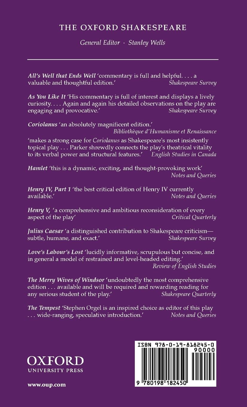 Rückseitencover The Tragedy of King Richard III