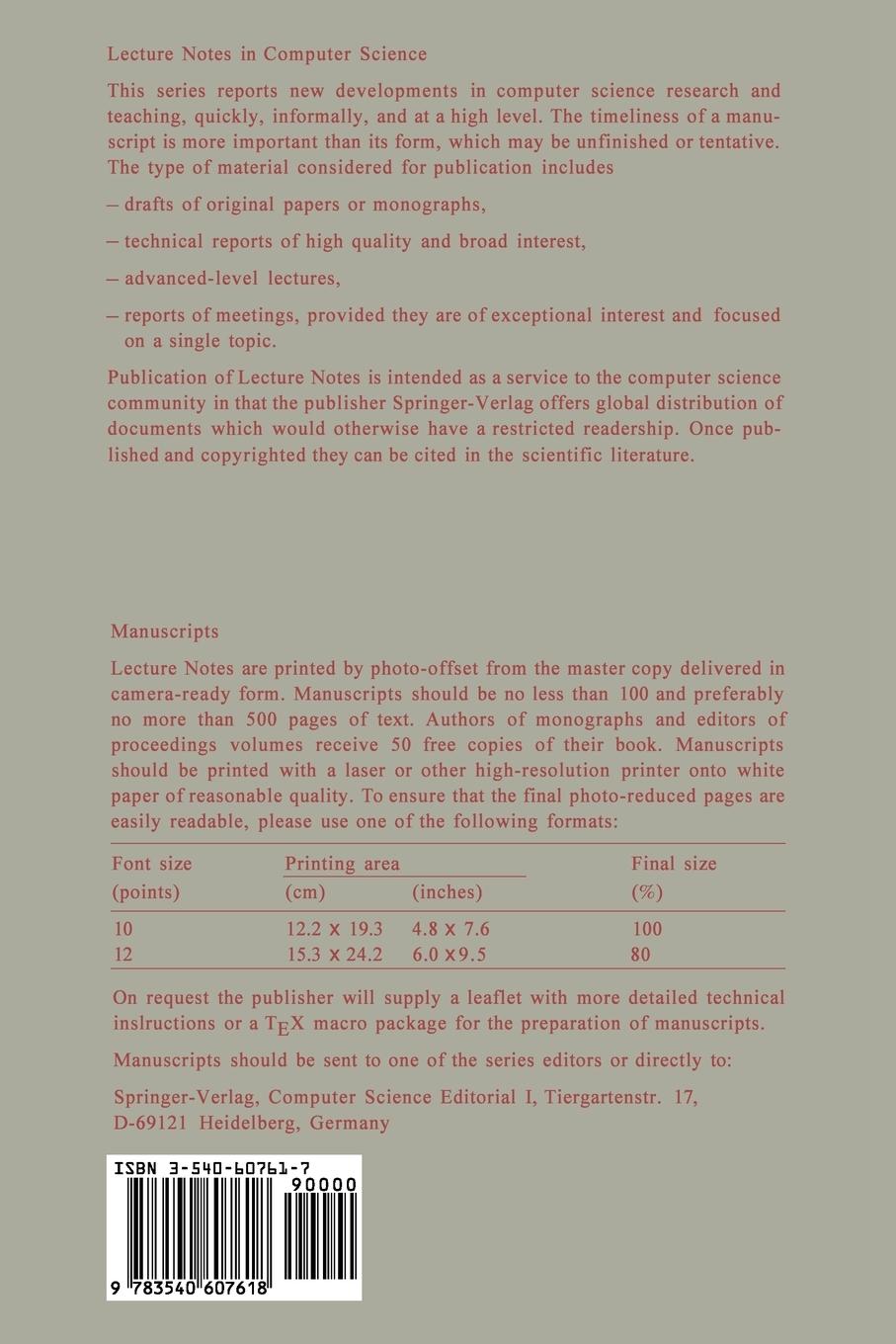 Rückseitencover Partial-Order Methods for the Verification of Concurrent Systems