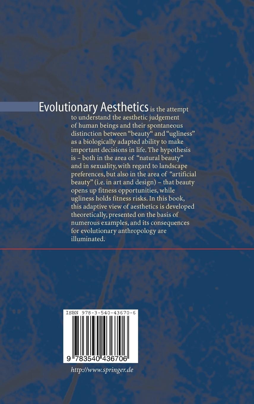 Rückseitencover Evolutionary Aesthetics