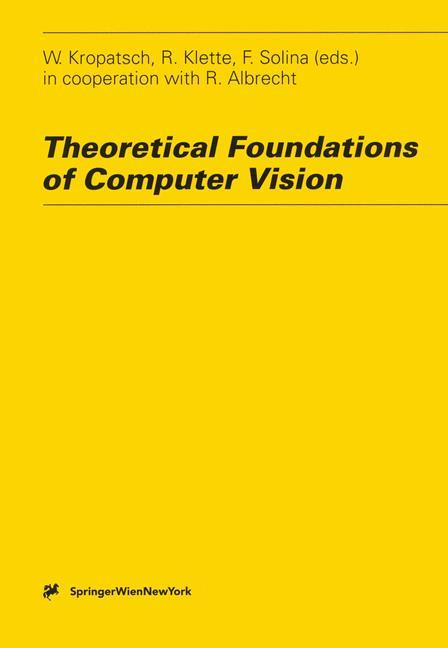 Vorderes Coverbild Theoretical Foundations of Computer Vision
