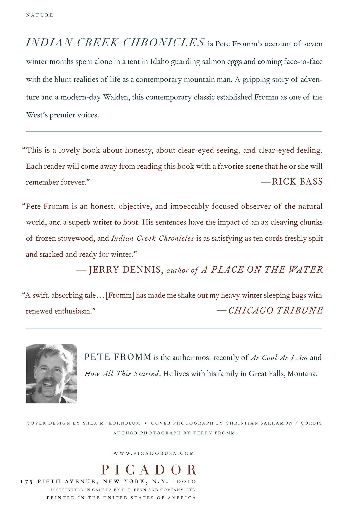 Rückseitencover Indian Creek Chronicles