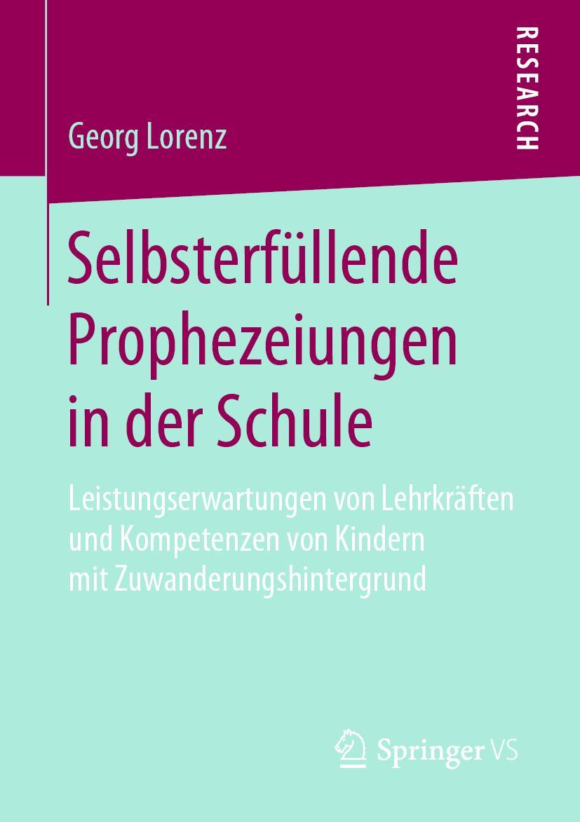 Vorderes Coverbild Selbsterfüllende Prophezeiungen in der Schule