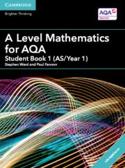 Vorderes Coverbild A Level Mathematics for Aqa Student Book 1 (As/Year 1) with Digital Access (2 Years)