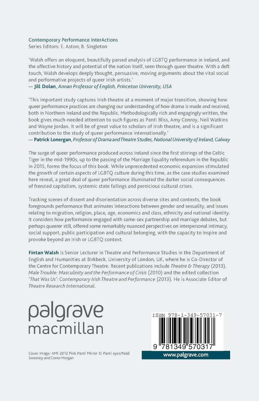 Rückseitencover Queer Performance and Contemporary Ireland