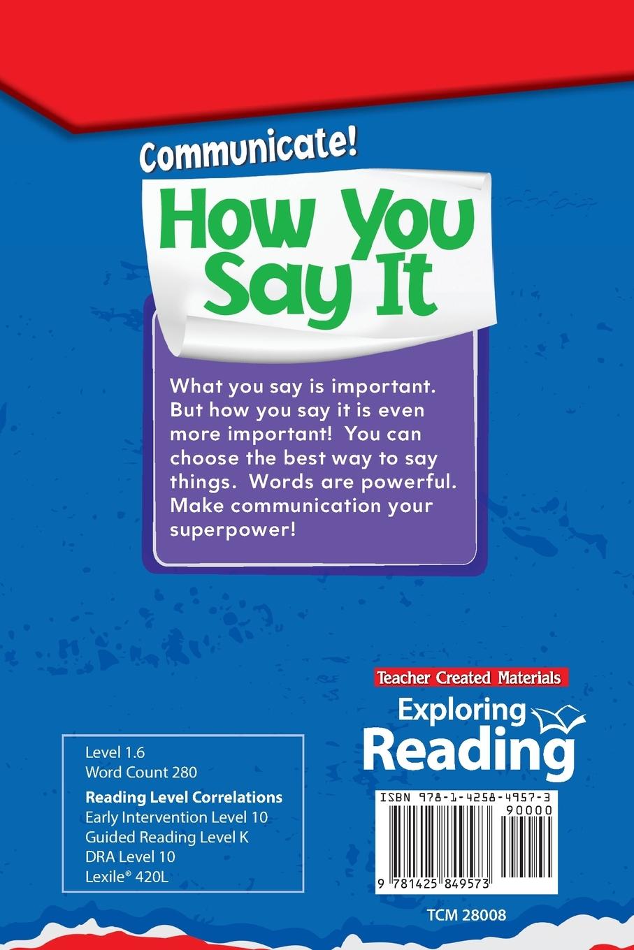 Rückseitencover Communicate! How You Say It