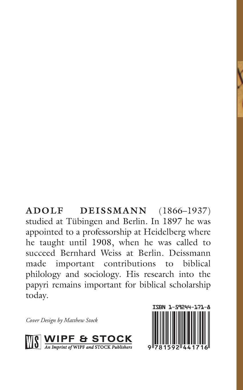 Rückseitencover The Religion of Jesus and the Faith of Paul