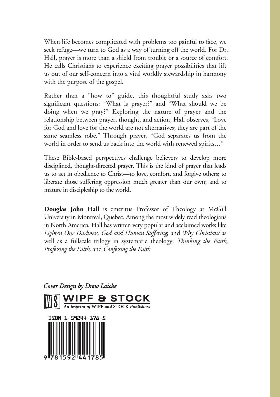 Rückseitencover When You Pray