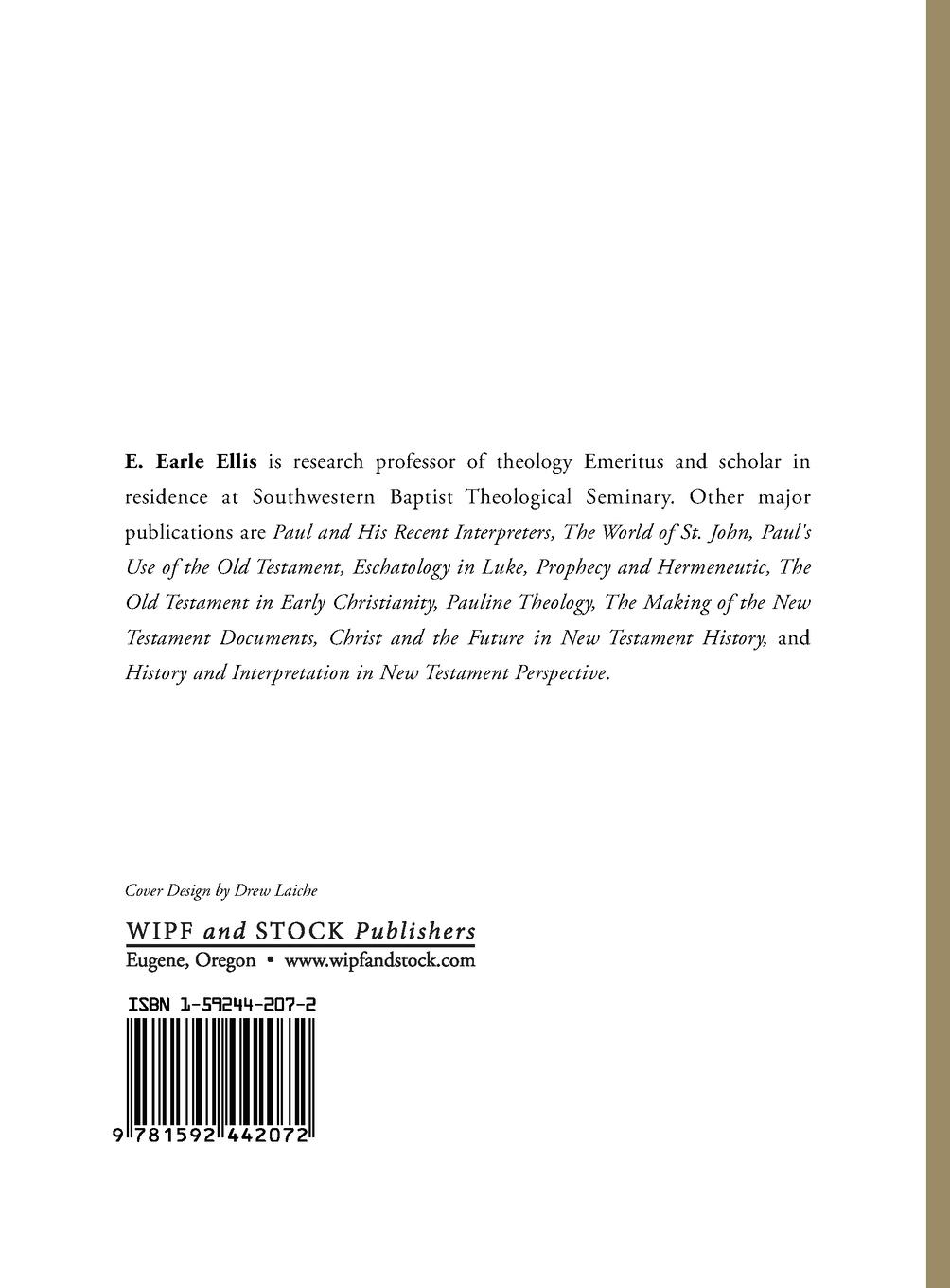 Rückseitencover The Gospel of Luke