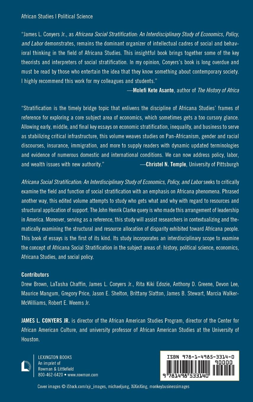 Rückseitencover Africana Social Stratification